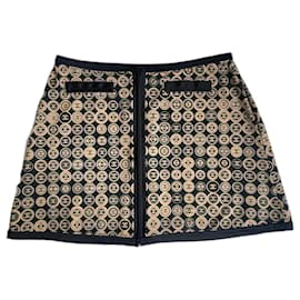 Chanel-Skirts-Black,Beige,Monogram