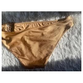 Gucci-Gucci GG buckle two piece swimsuit-Golden