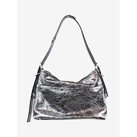 Givenchy-Silver Vouyou medium bag-Silvery