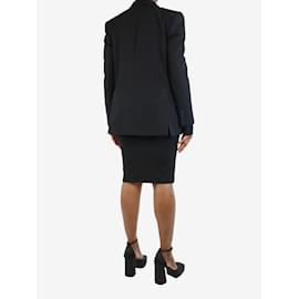 Céline-Black double-breasted jacket - size UK 12-Black