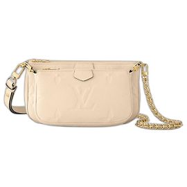 Louis Vuitton Nova bolsa LV Multi Pochette em couro Cru