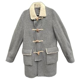 Trussardi-Trussardi duffle coat size 48-Grey