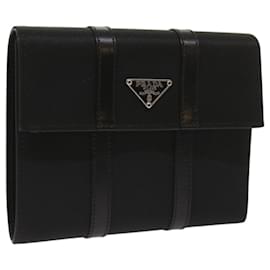 Prada-PRADA Portefeuille Nylon Noir Auth bs11938-Noir