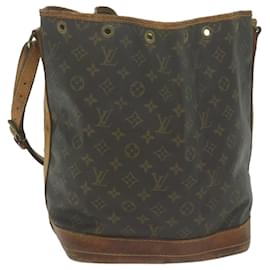 Louis Vuitton-LOUIS VUITTON Monogram Noe Shoulder Bag M42224 LV Auth ar11338-Monogram