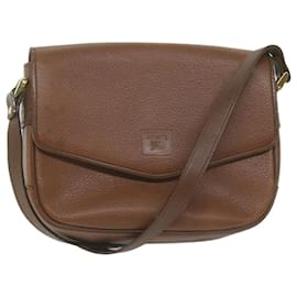 Autre Marque-Burberrys Shoulder Bag Leather Brown Auth 65853-Brown