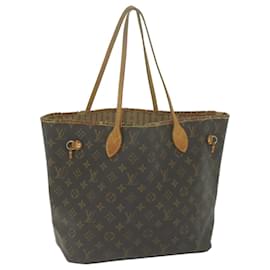Louis Vuitton-LOUIS VUITTON Monogramme Neverfull MM Tote Bag M40156 Auth LV 65979-Monogramme