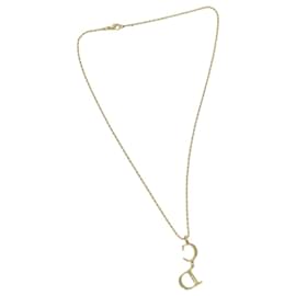 Christian Dior-Christian Dior Halskette Metall Gold Auth am5777-Golden