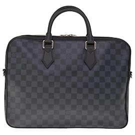Louis Vuitton-LOUIS VUITTON Damier Cobalt Dandy MM Handtasche 2Weg N44000 LV Auth 65246SA-Andere