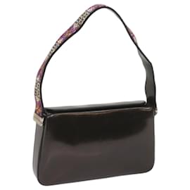 Givenchy-GIVENCHY Bolso de Hombro Cuero Negro Auth bs11891-Negro