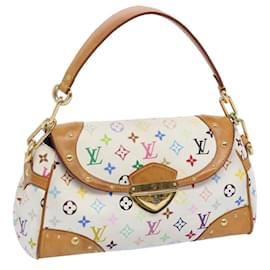 Louis Vuitton-LOUIS VUITTON Monogramm Mehrfarbige Beverly MM Umhängetasche M40203 Auth yk10439-Weiß