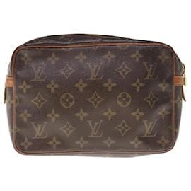 Louis Vuitton-Louis Vuitton Monogram Compiegne 23 Clutch Bag M51847 LV Auth am5678-Monogram
