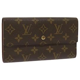 Louis Vuitton-LOUIS VUITTON Monogram Portefeuille International Wallet M61217 LV Auth th4552-Monogram