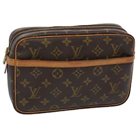 Louis Vuitton-Louis Vuitton Monogram Compiegne 23 Pochette M51847 LV Auth em5755-Monogramma