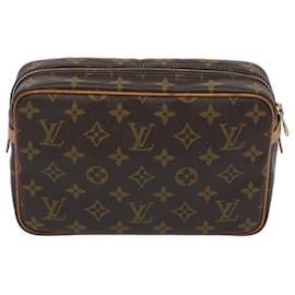 Louis Vuitton-Louis Vuitton Monogram Compiegne 23 Clutch Bag M51847 LV Auth am5755-Monogram