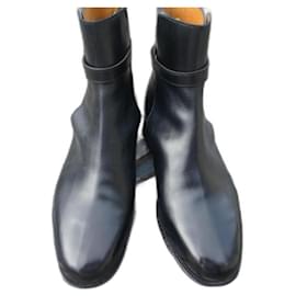 JM Weston-jodhpur jm weston black box 42 shoe tree dustbag superb-Black