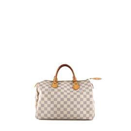 Louis Vuitton-LOUIS VUITTON Handtaschen T.  Leder-Beige