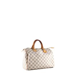 Louis Vuitton-LOUIS VUITTON Handtaschen T.  Leder-Beige