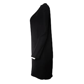 Cacharel-Cacharel, Robe noire avec fermetures éclair-Noir