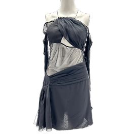 Autre Marque Robe Nensi Dojaka T.International L Polyester Noir