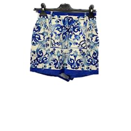 Autre Marque-NON SIGNE / UNSIGNED  Shorts T.fr 38 cotton-Blue
