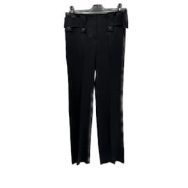 Chloé-CHLOE  Trousers T.fr 36 Wool-Black