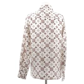Louis Vuitton-LOUIS VUITTON Tops Camiseta.fr 34 Seda-Blanco