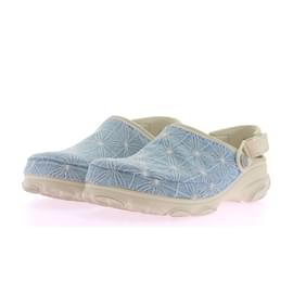 Autre Marque-CROCS Ciabatte e zoccoli T.US 9 Gomma da cancellare-Blu