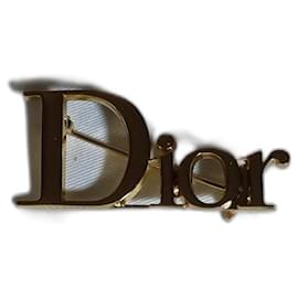 Dior-Broche Dior en tono dorado-Dorado