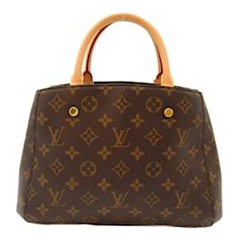 Louis Vuitton-Louis Vuitton Monogram Montaigne BB Canvas Handbag M41055 in Excellent condition-Other