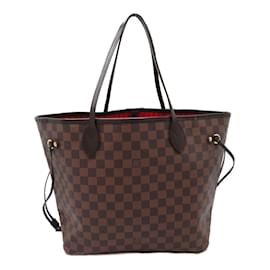 Louis Vuitton-Louis Vuitton Damier Ebene Neverfull MM Canvas Tote Bag N51105 in Excellent condition-Other