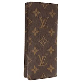 Louis Vuitton-LOUIS VUITTON Monogram Etui Lunette Schlichtes Brillenetui M62962 LV Auth th4554-Monogramm