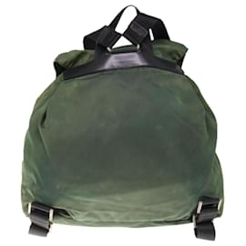 Prada-PRADA Backpack Nylon Green Auth 66140-Green