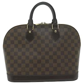 Louis Vuitton-LOUIS VUITTON Damier Ebene Alma Hand Bag N51131 LV Auth 65482-Other