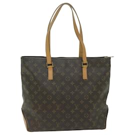 Louis Vuitton-LOUIS VUITTON Monogram Cabas Mezzo Tote Bag M51151 Auth LV 65330-Monogramme