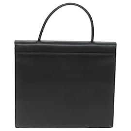 Givenchy-GIVENCHY Handtasche Leder Schwarz Auth am5705-Schwarz