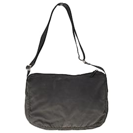 Prada-PRADA Shoulder Bag Nylon Black Auth 65909-Black