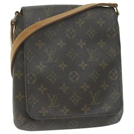 Louis Vuitton-Bolsa de ombro longa LOUIS VUITTON Monogram Musette Salsa M51387 LV Auth ar11331-Monograma