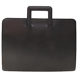 Burberry-Bolsa de mão BURBERRY em couro preto com autenticação11813-Preto