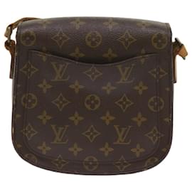 Louis Vuitton-LOUIS VUITTON Monogram Saint Cloud MM Shoulder Bag M51243 LV Auth 66031-Monogram
