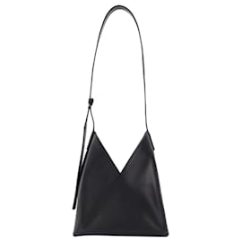 Maison Martin Margiela-Japanese 6 S Soft Shoulder Bag - MM6 Maison Margiela - Leather - Black-Black
