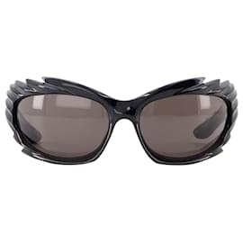 Balenciaga-BB0255s Sunglasses - Balenciaga - Acetate - Black-Black
