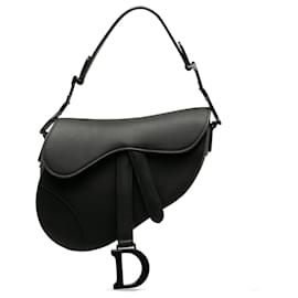 Dior-Dior Black Mini Ultra Matte Saddle-Black