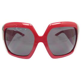 Christian Dior-GAFAS DE SOL CHRISTIAN DIOR DIORISSIMA 1 9TÚ5 GAFAS DE SOL CUADRADA ROJA-Roja