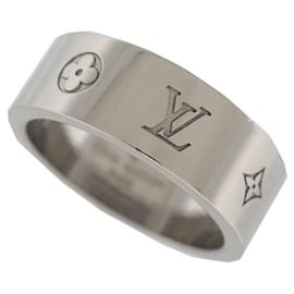 Louis Vuitton-VUITTON LOUIS VUITTON BERG LV INSTINCT RUTHENIUM M RING00513 T62 Ring-Silber