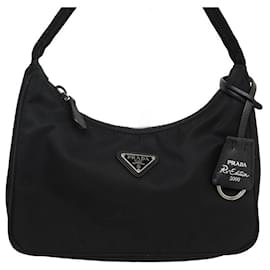 Prada-BORSA A MANO PRADA MINI RIEDIZIONE 2000 Nylon 1Nato515 BORSA A MANO NERA NERA-Nero