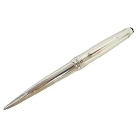 Montblanc-MONTBLANC MEISTERSTUCK SOLITAIRE DUE PENNA A SFERA IN ARGENTO 925 penna a sfera-Argento