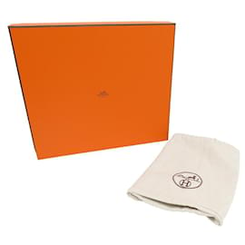 Hermès-NEUE BOX FÜR HERMES MINI KELLY BOLIDE PICOTIN POCHON NEUE BAG Staubbeutel BOX-Orange