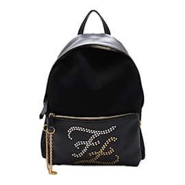 Autre Marque-Leather & Nylon Backpack-Other
