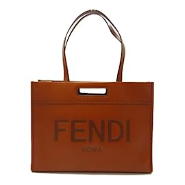 Fendi-Leather Shopping Tote Bag-Other