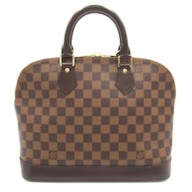 Louis Vuitton-Louis Vuitton Damier Ebene Alma PM Canvas Handbag N51131 in Excellent condition-Other